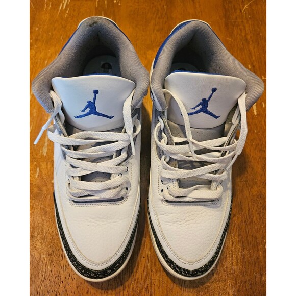 Jordan Other - Air Jordan's Size 10 Mens Retro Racer 3 White Blue Grey 2021
